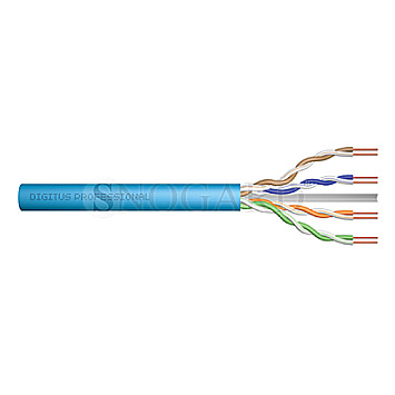 Digitus DK-1623-A-VH-305 Verlegekabel U/UTP CAT6a 305m blau ohne Stecker