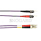 Equip 255542 LWL Patchkabel LC/ST 50/125 Multimode Duplex 2m violett