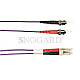 Equip 255541 LWL Patchkabel LC/ST 50/125 Multimode Duplex 1m violett