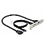 DeLOCK 89934 Slotblech mit 1x USB Typ-C und 1x USB Typ-A Port