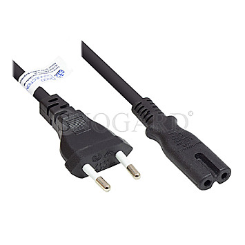 Good Connections P0370-S00 Euro Netzkabel 75cm schwarz