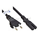 Good Connections P0370-S00 Euro Netzkabel 75cm schwarz