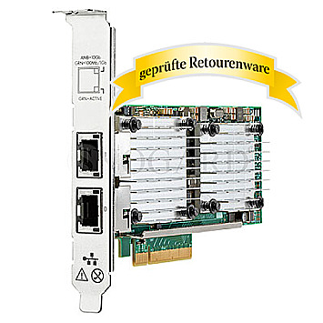 HP 530T 10G LAN-Adapter 2x RJ45 PCIe 2.0 x8