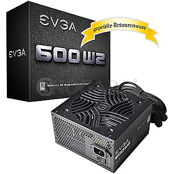 600 Watt EVGA 100-W2-0600-K2 W2 600 ATX 80 PLUS