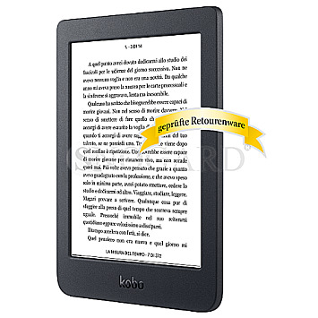 15.2cm (6") Kobo N306-KU-BK-K-EP Nia 8GB eBook Reader WiFi schwarz