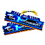 16GB G.Skill F3-2400C11D-16GXM RipJawsX DDR3-2400 Kit blau