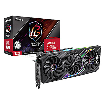 12GB ASRock Radeon RX7700XT Phantom Gaming 12GB OC RX7700XT PG 12GO