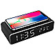 Gembird DAC-WPC-01 Digitaler Wecker mit kabelloser Ladefunktion schwarz