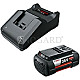 Bosch F016800636 Powertools Starter-Set 36V (GBA 36V 6.0Ah + AL 36V-20) schwarz