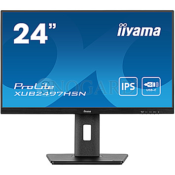 60.5cm (23.8")Iiyama XUB2497HSN-B2 IPS Full-HD 100Hz Pivot Lautsprecher