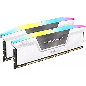 32GB Corsair CMH32GX5M2B6000Z30W Vengeance RGB CL30 DDR5-6000 Kit white