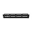 Lanberg PPU6-2048-B 19"Patchpanel 48-Port 2U CAT 6 UTP schwarz