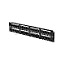 Lanberg PPU6-2048-B 19"Patchpanel 48-Port 2U CAT 6 UTP schwarz