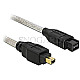 DeLOCK 82589 FireWire A/B FW800 9pin -> FW800 4pin 2m grau