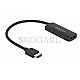 DeLOCK 63206 Adapter HDMI Typ-A Stecker -> DisplayPort Buchse 4K 60Hz schwarz