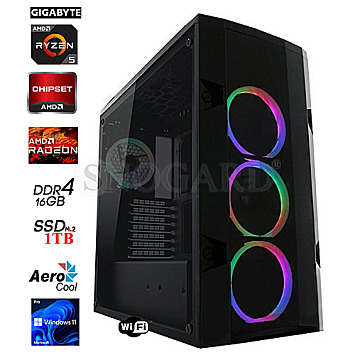 GamingLine R5-5500-RX6600 RGB WiFi6E