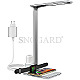 RealPower ChargeAIR All Light LED Schreibtischlampe silber