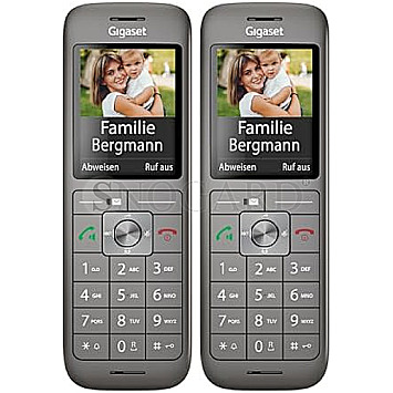 Gigaset L36852-H2862-B101 CL660HX Sculpture Duo anthrazit
