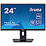 60.5cm (23.8") Iiyama ProLite XUB2492QSU-B1 IPS WQHD 100Hz Pivot Lautsprecher