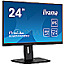 60.5cm (23.8") Iiyama ProLite XUB2492QSU-B1 IPS WQHD 100Hz Pivot Lautsprecher