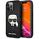Karl Lagerfeld KLHCP13LSAKHBK Saffiano Karl Head Case iPhone 13 Pro Black