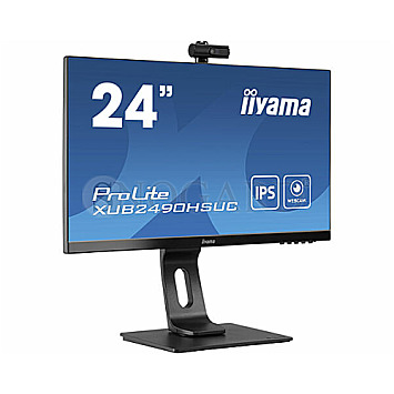 60.5cm (23.8")Iiyama XUB2490HSUH-B1 IPS Full-HD 100Hz Pivot WebCam