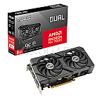 8GB ASUS DUAL-RX7600-O8G-EVO Dual Radeon RX7600 EVO OC