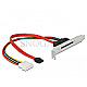 DeLOCK 90418 Slotblech 1x SATA 22pin Stecker extern