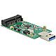 DeLOCK 62681 Konverter USB 3.0 Stecker -> mSATA 6Gb/s Full size Female