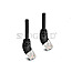 DeLOCK 80271 CAT6a S/FTP Patchkabel 3m 45 Grad oben gewinkelt schwarz