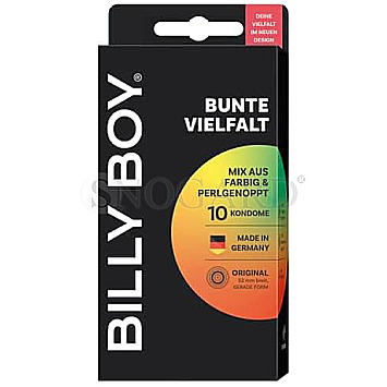 Billy Boy 11134327 Bunte Vielfalt 52mm Kondome 10er Pack