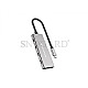 Conceptronic HUBBIES16G 4 Port USB 3.1 Hub USB-C 3.1 Alu grau