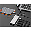 Conceptronic HUBBIES16G 4 Port USB 3.1 Hub USB-C 3.1 Alu grau
