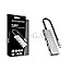 Conceptronic HUBBIES16G 4 Port USB 3.1 Hub USB-C 3.1 Alu grau