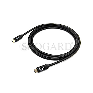 Equip 128346 USB Kabel 3.2 USB Typ-C -> USB Typ-C 1m gerade schwarz