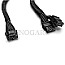 NZXT BB-CG1BB 12VHPWR / 2x PCIe 8pin Adapter Cable 65cm gerade schwarz