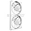 NZXT RF-U28HF-W1 F280 RGB Core Single-Frame Fan Unit Matte White