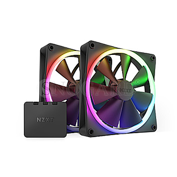 NZXT RF-R14DF-B1 F Series F140 RGB TWIN Matte Black 140mm 2er Pack schwarz