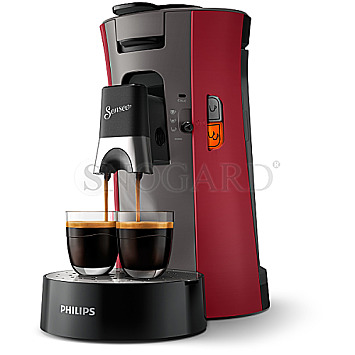 Philips CSA240/90 Senseo Select Kaffeepadmaschine rot/grau