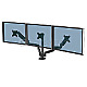Fellowes 8042601 Platinum Series Dreifach Monitorarm bis 27" VESA schwarz
