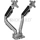 Actec DMM2 Dual Monitor Tischhalterung 17-35" VESA schwenkbar schwarz/silber