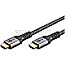 Goobay 64994 Plus High-Speed HDMI Kabel 4K 60Hz mit Ethernet 2m Sharkskin Grey