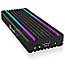 ICY BOX IB-1824ML-C31 USB-C 3.1 SSD M.2 Case Aluminium schwarz