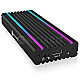 ICY BOX IB-1824ML-C31 USB-C 3.1 SSD M.2 Case Aluminium schwarz
