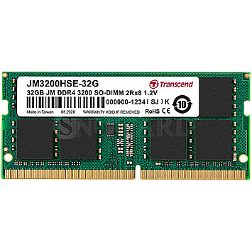32GB Transcend JM3200HSE-32G JetRam CL22 DDR4-3200 SO-DIMM