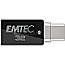 32GB Emtec Mobile & Go USB-A 3.0 / USB-C 3.0 Stick kompakt schwarz/silber