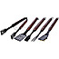 Laguiole BBQ-Set aus Gummibaumholz 5tlg. braun/schwarz