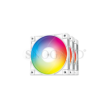 Deepcool R-FC120-WHAMN3-G-1 FC120 3in1 White 120mm 3er Pack