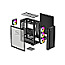 Deepcool R-CC560-BKTAA4-G-2 CC560 ARGB V2 BK Window Black Edition