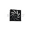 Deepcool R-FK120-BKNPF1-G-1 FK120 BK Case Fan Black 120mm